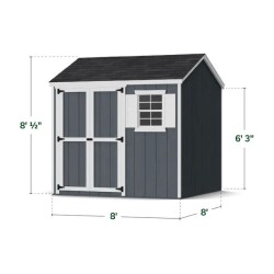 Little Cottage Co. 8x8 Value Workshop Wood Shed Kit (8x8-VWS-wPC)