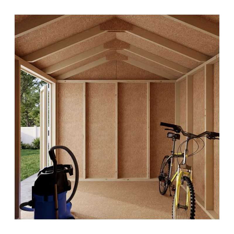 Little Cottage Co. 8x8 Value Workshop Wood Shed Kit (8x8-VWS-wPC)