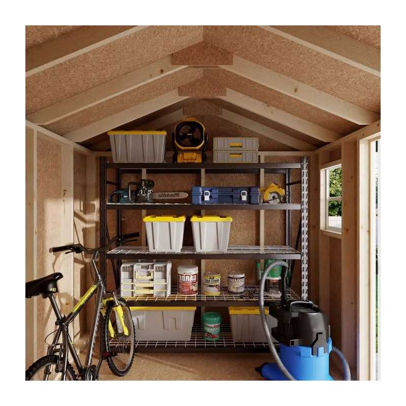Little Cottage Co. 8x10 Value Workshop Wood Shed Kit (8x10-VWS-PC)