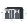 Little Cottage Co. 8x12 Value Workshop Wood Shed Kit (8x12-VWS-PC)
