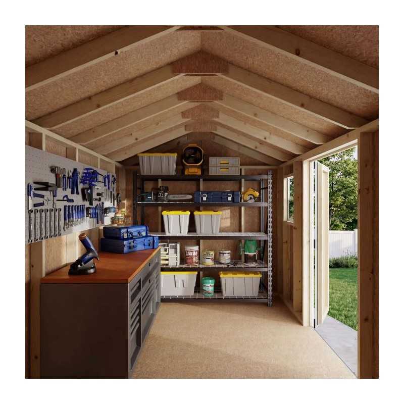 Little Cottage Co. 8x12 Value Workshop Wood Shed Kit (8x12-VWS-PC)