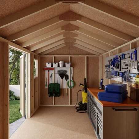 Little Cottage Co. 8x12 Value Workshop Wood Shed Kit (8x12-VWS-PC)