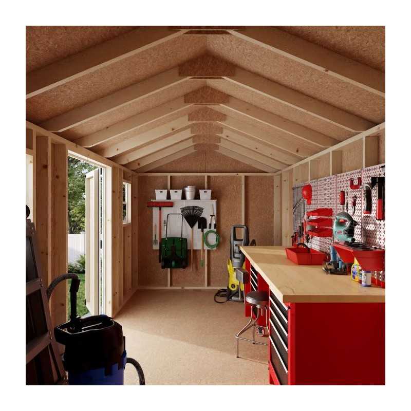 Little Cottage Co. 8x14 Value Workshop Wood Shed Kit (8x14-VWS-PC)