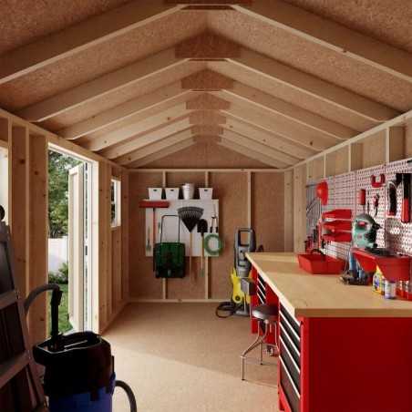Little Cottage Co. 8x14 Value Workshop Wood Shed Kit (8x14-VWS-PC)