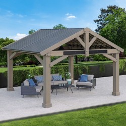 Yardistry 16x14 Timber Frame Pavilion Kit (YM12904COM)