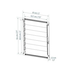 Palram - Canopia Side Louver Window (HG1026)