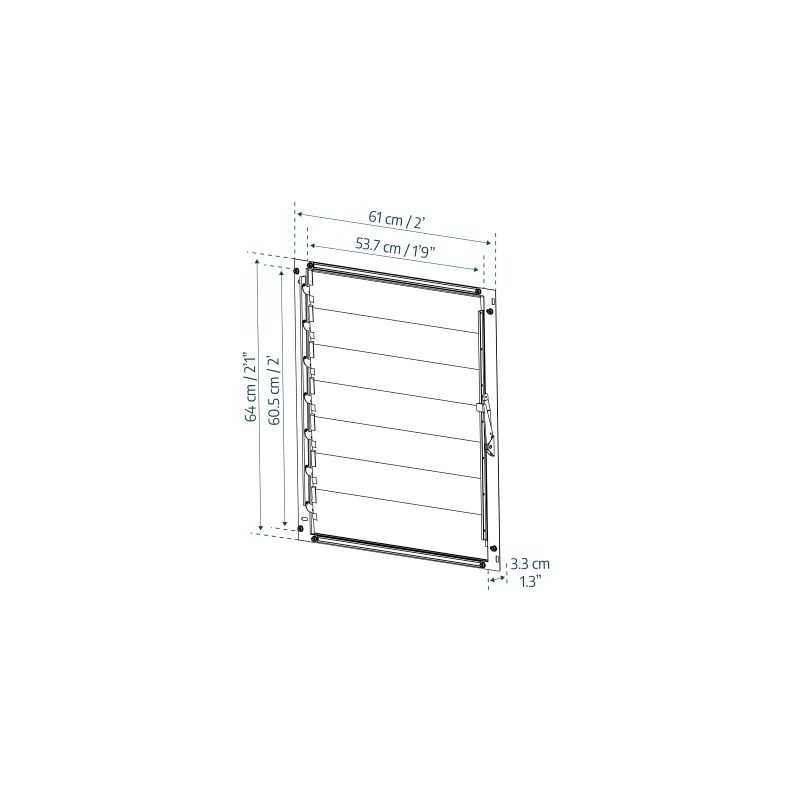 Palram - Canopia Side Louver Window (HG1026)