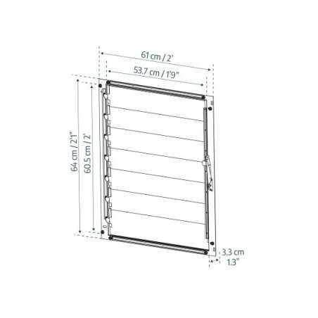 Palram - Canopia Side Louver Window (HG1026)