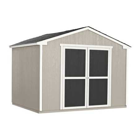 Handy Home Cumberland 10x8 Wood Storage Shed w/ Floor (18282-2)