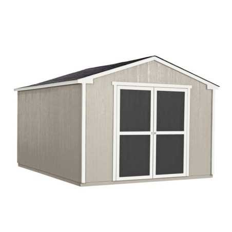 Handy Home Cumberland 10x16 Wood Storage Shed Kit (18285-3)