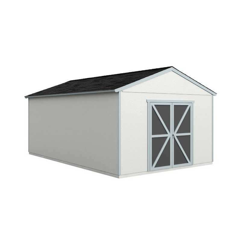 Handy Home  Astoria 12x20 Wood Storage Shed Kit w/ Floor (19421-4)