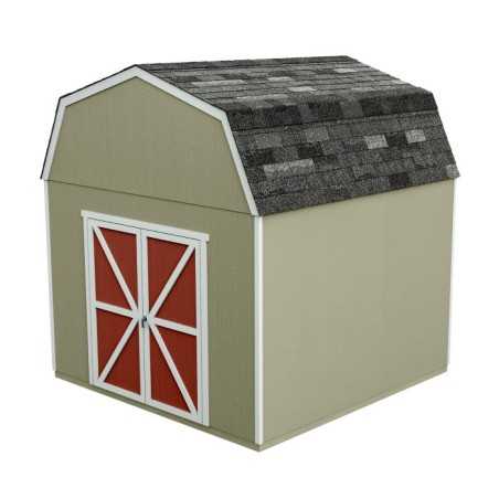 Handy Home Braymore 10x10 Wood Storage Shed Kit (19449-8)