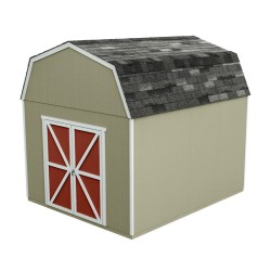 Handy Home Braymore 10x12 Wood Storage Shed Kit (19452-8)