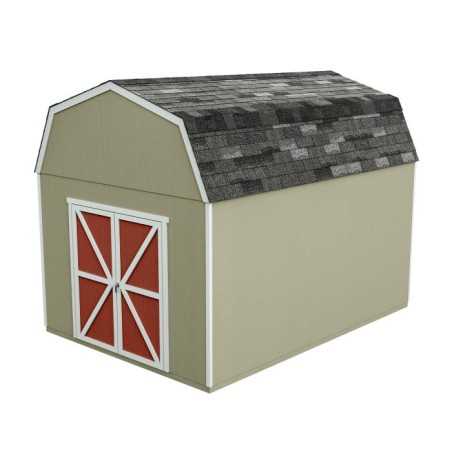 Handy Home Braymore 10x14 Wood Storage Shed Kit (19454-2)