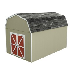 Handy Home Braymore 10x16 Wood Storage Shed Kit (19456-6)
