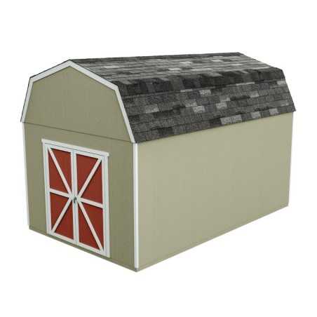 Handy Home Braymore 10x16 Wood Storage Shed Kit w/ Floor (19458-0)