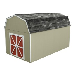 Handy Home Braymore 10x18 Wood Storage Shed Kit  (19459-7)