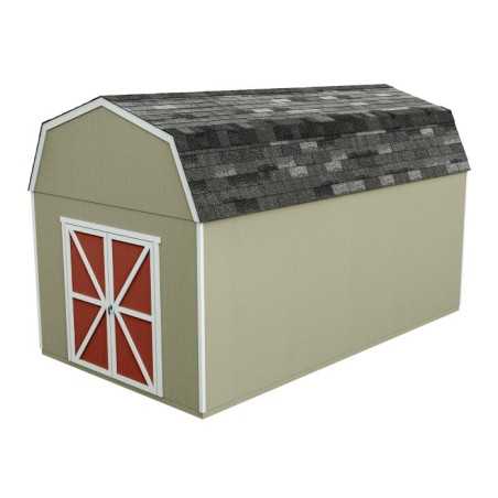 Handy Home Braymore 10x18 Wood Storage Shed Kit w/ Floor (19466-5)
