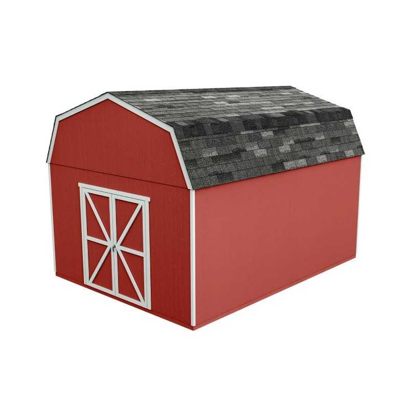 Handy Home Hudson 12x16 Wood Storage Shed Kit (19443-6)