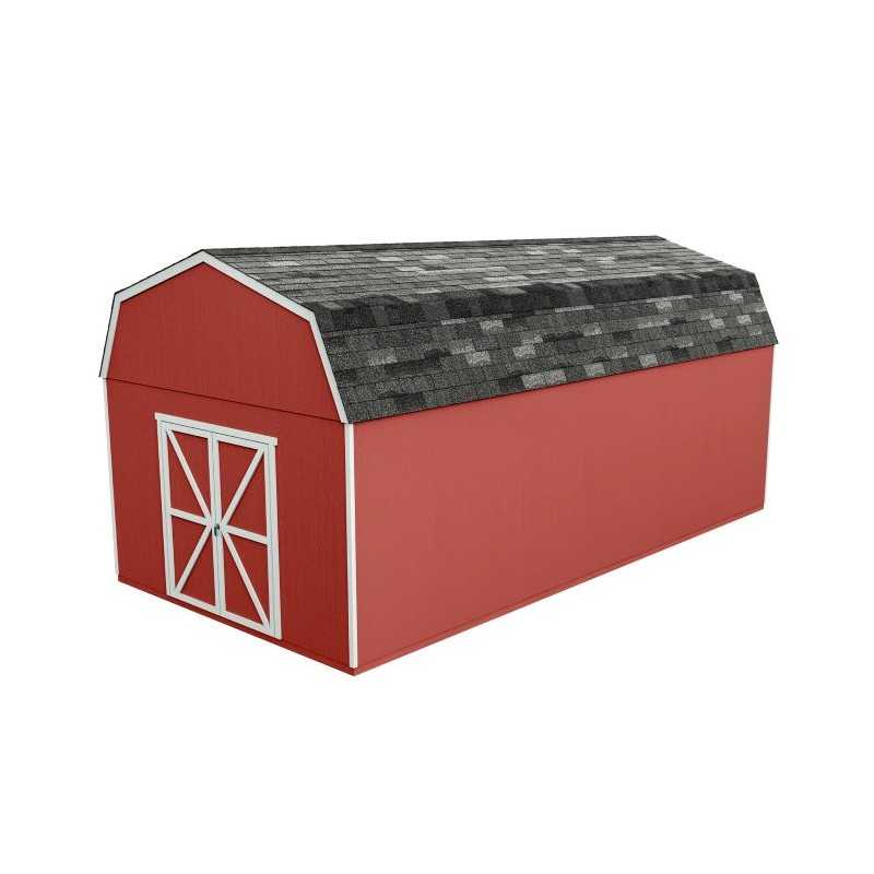 Handy Home Hudson 12x24 Wood Storage Shed Kit (19447-4)