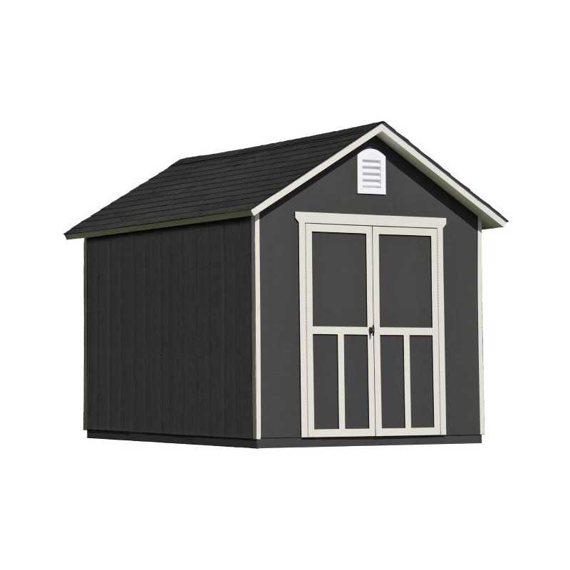 Handy Home Meridian 8x10 Wood Storage Shed Kit  (19347-7)