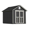 Handy Home Meridian 8x10 Wood Storage Shed Kit w/ Floor (19348-4)