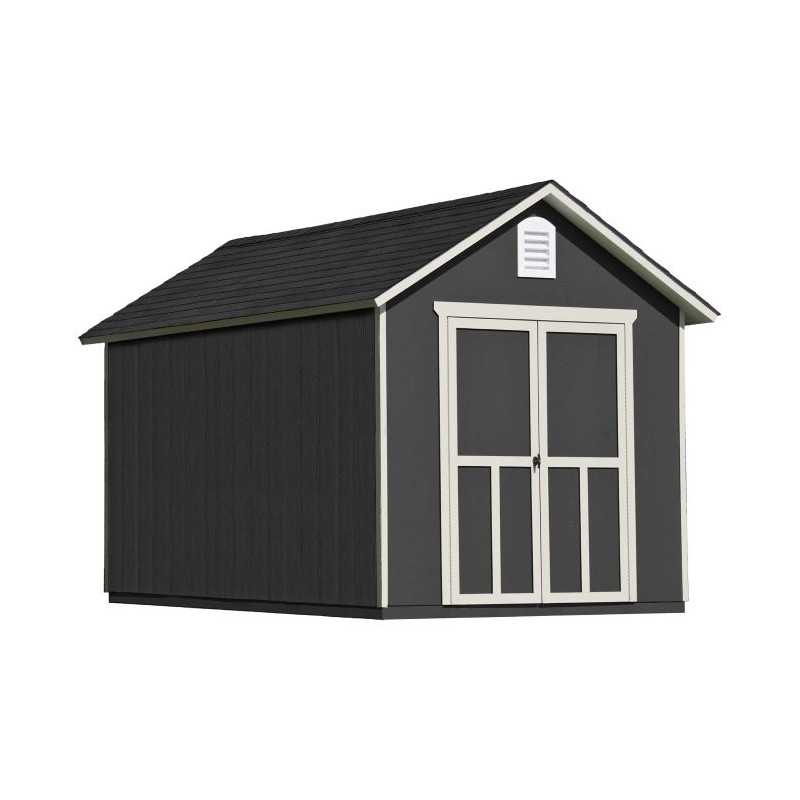 Handy Home Meridian 8x12 Wood Storage Shed Kit (19349-1)