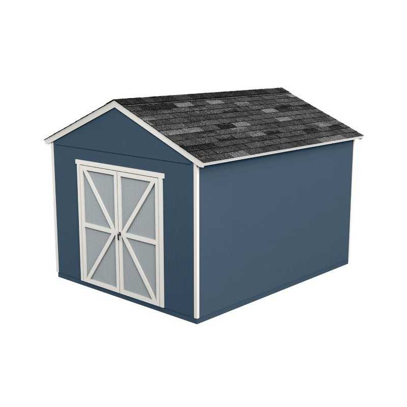 Handy Home Rookwood 10x12 Wood Storage Shed Kit w/ Floor (19431-3)