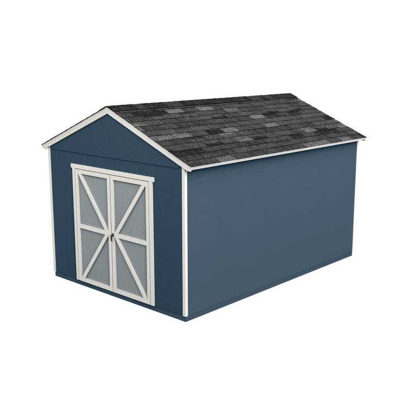 Handy Home Rookwood 10x14 Wood Storage Shed Kit (19432-0)