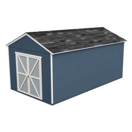 Handy Home Rookwood 10x18 Wood Storage Shed Kit w/ Floor (19439-9)