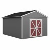 Handy Home  Astoria 12x16 Wood Storage Shed Kit w/ Floor (19418-4)