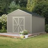 Handy Home  Astoria 12x16 Wood Storage Shed Kit w/ Floor (19418-4)