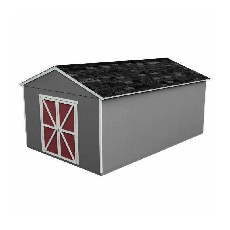 Handy Home Astoria 12x20 Wood Storage Shed Kit (19419-1)