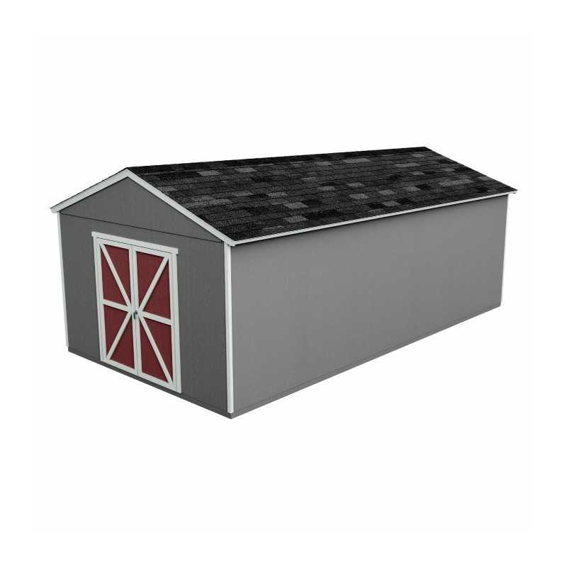 Handy Home Astoria 12x24 Wood Storage Shed Kit w/ Floor (19423-8)