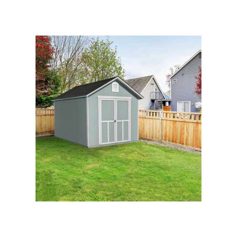Handy Home Meridian 8x10 Wood Storage Shed Kit  (19347-7)