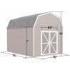 Handy Home Braymore 10x14 Wood Storage Shed Kit w/ Floor (19455-9)