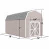 Handy Home Braymore 10x18 Wood Storage Shed Kit  (19459-7)