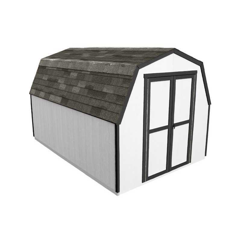 Handy Home Andover 8 ft. x 12 ft. Gambrel Shed w/ Floor (19654-6)