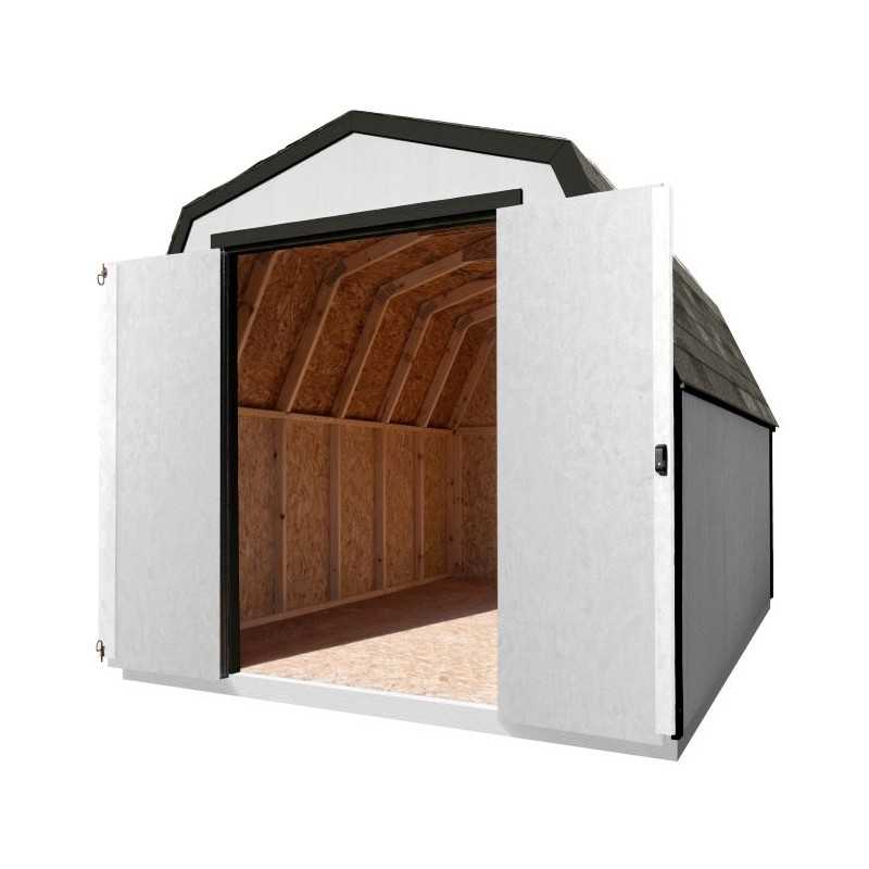 Handy Home Andover 8 ft. x 12 ft. Gambrel Shed w/ Floor (19654-6)