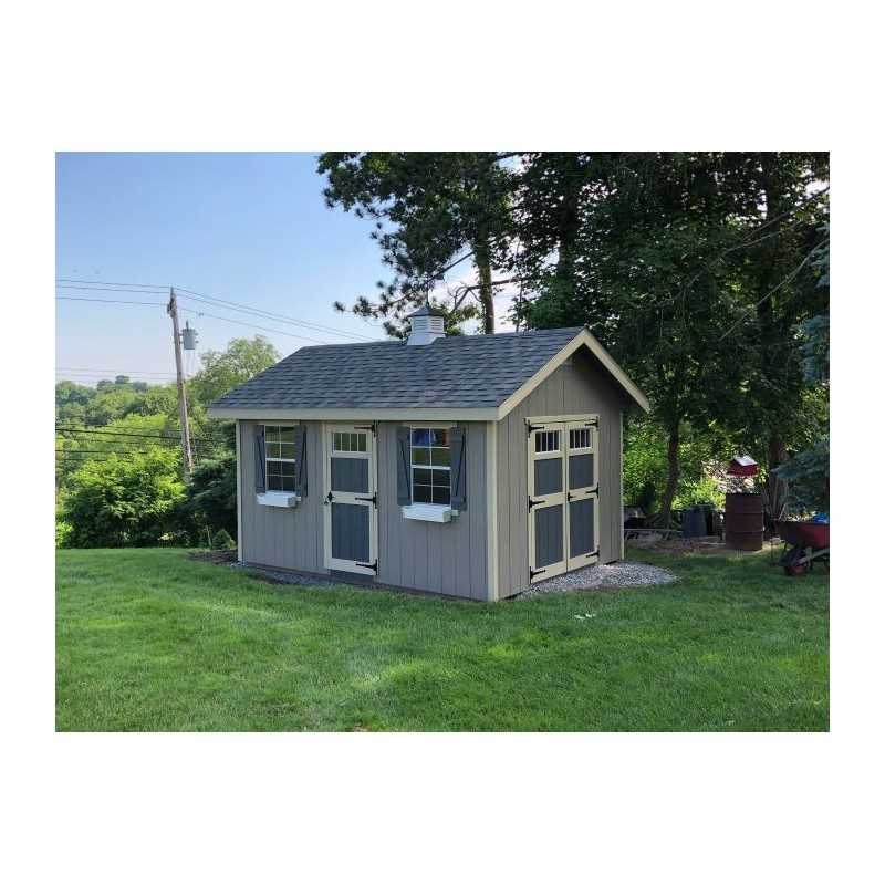 EZ-Fit Riverside 10x12 Wood Panelized Shed Kit (ez_riverside1012)