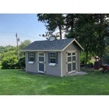 EZ-Fit Riverside 10x12 Wood Panelized Shed Kit (ez_riverside1012)