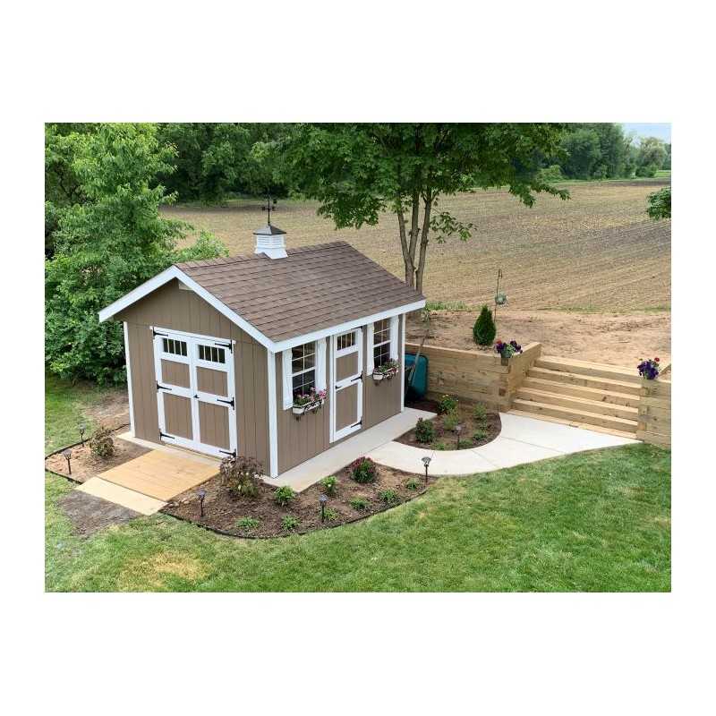 EZ-Fit Riverside 10x20 Wood Panelized Shed Kit (ez_riverside1020)