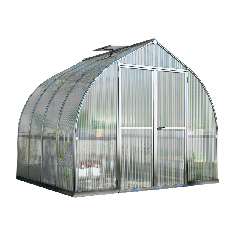 Palram 8x16 Bella Hobby Greenhouse Kit - Silver (HG5416)