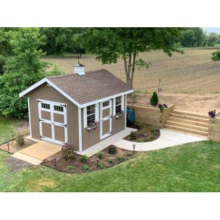 EZ-Fit Riverside 10x14 Wood Panelized Shed Kit (ez_riverside1014)