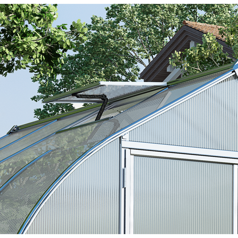 Palram 8x16 Bella Hobby Greenhouse Kit - Silver (HG5416)