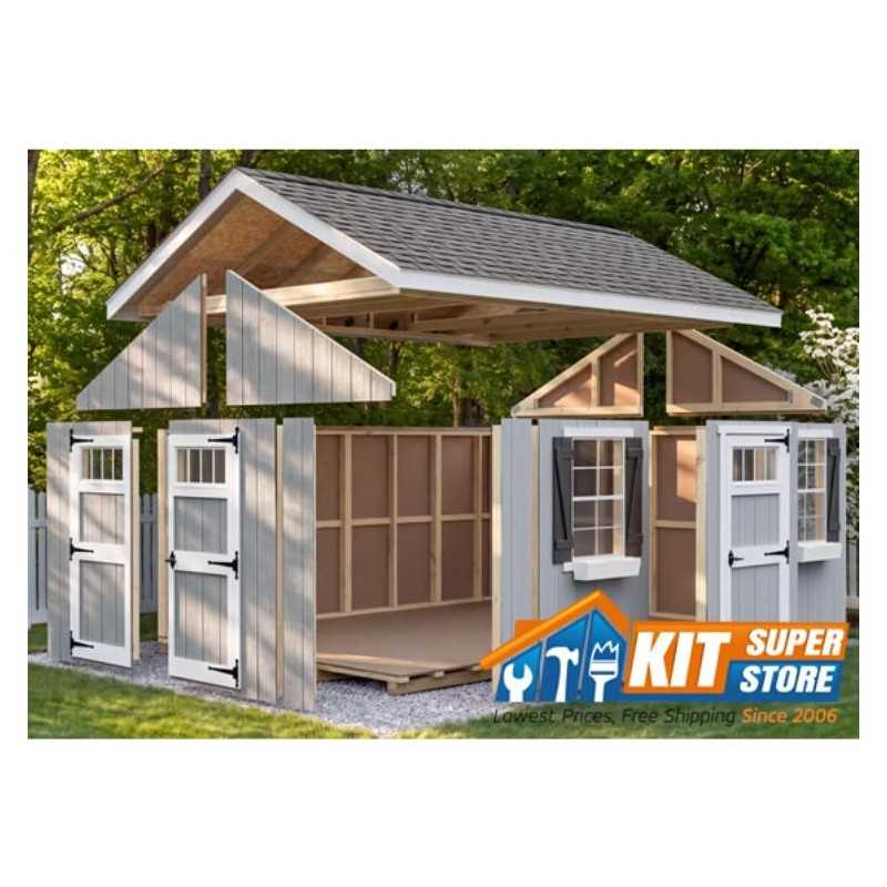 EZ-Fit Riverside 12x24 Wood Panelized Shed Kit (ez_riverside1224)