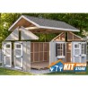 EZ-Fit Riverside 12x16 Wood Panelized Shed Kit (ez_riverside1216)