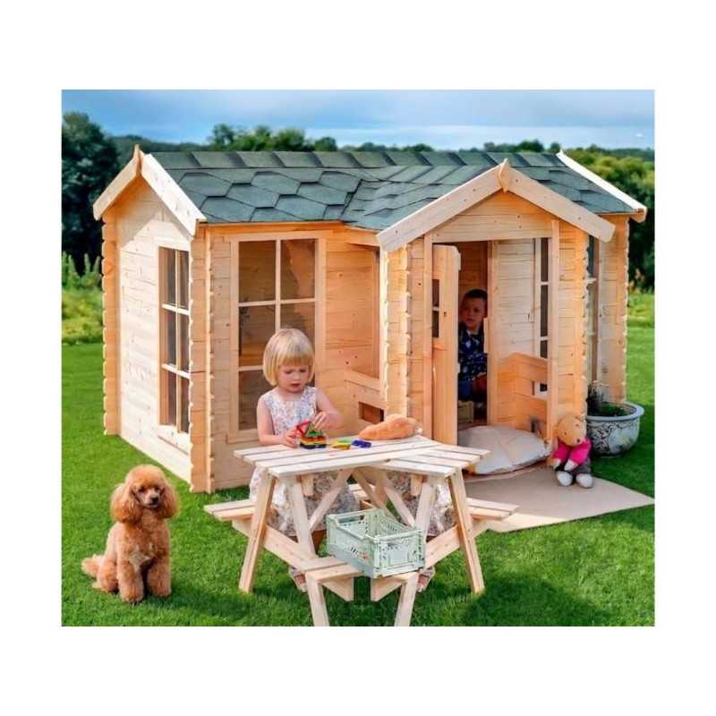 Allwood Isla Outdoor Wooden Playhouse Kit (M520)