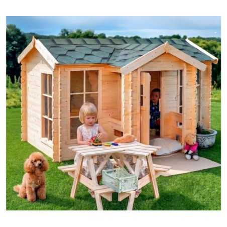 Allwood Isla Outdoor Wooden Playhouse Kit (M520)