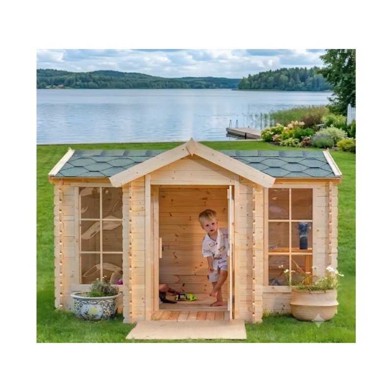 Allwood Isla Outdoor Wooden Playhouse Kit (M520)